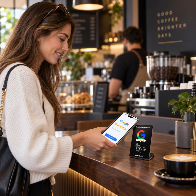 Zappy Google Review Stand